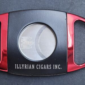 Illyrian Red/Black cigar cutter