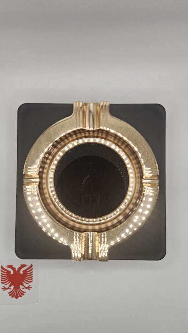 Ashtray ( Gold/Leather ) - Image 2